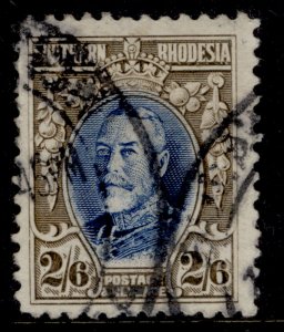 SOUTHERN RHODESIA GV SG26, 2s 6d blue & drab, FINE USED. Cat £40.