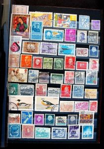 Worldwide Stamp Collection in Supersafe Stock Book Album 894 Used Stamps