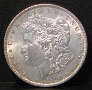 1890 Morgan Dollar - AU-UNC