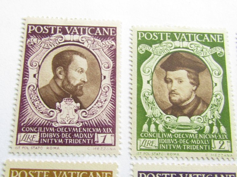 Vatican City Stamps, Set of 10 Stamps, Mix-Condition 1946,