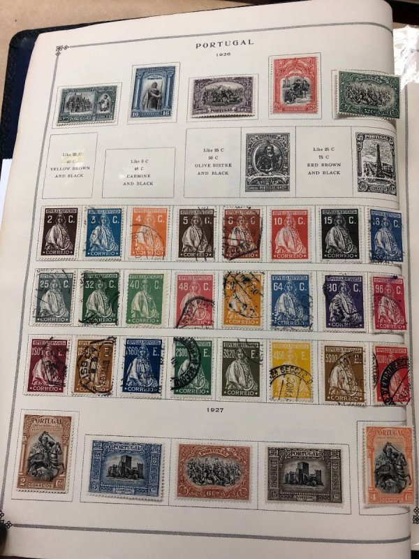 INTERNATIONAL COLLECTION IN SCOTT ALBUM – PORTUGAL TO RUSSIA – 423335