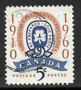 CANADA 1960 Canada Girl Guides Issue Sc 389 VFU