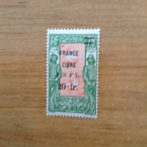 St Pierre & Miquelon Sc 220 MINT NH - RARE