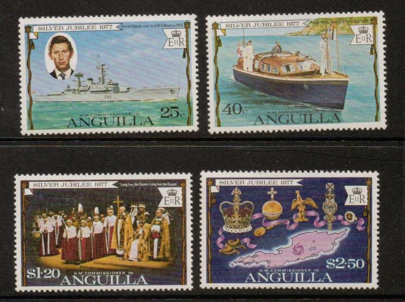 ANGUILLA SG269/72 1977 SILVER JUBILEE MNH 