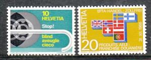 Switzerland 480-481 MNH VF