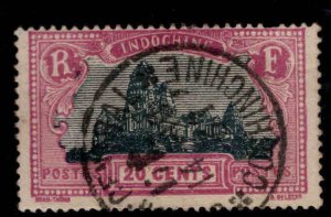 French Indo-China Scott 132 Used stamp Nice cancel