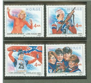 Norway #946a-946d  Single (Complete Set) (Olympics)