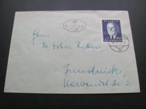 AUSTRIA 1953 SC# 598 FDC