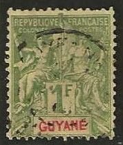 French Guiana 49, used. 1892.  (F467)