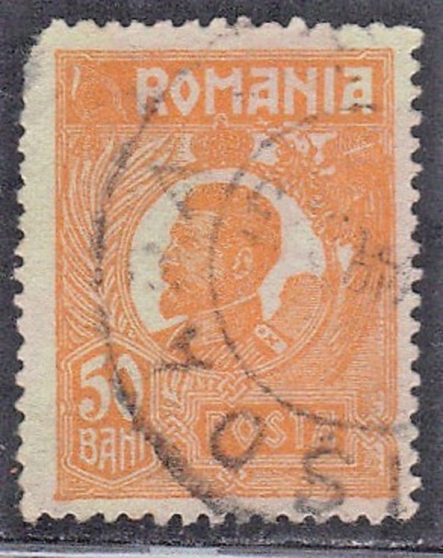 ROMANIA  SC# 267 **USED** 1920-26  50b  KING FERDINAND  SEE SCAN