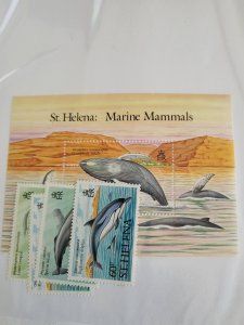 Stamps St Helena 483-7 nh