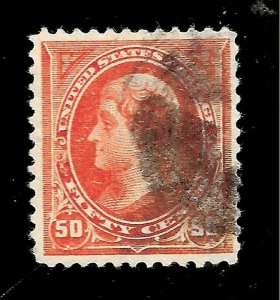 US 1895 Sc# 275 50  c Jefferson Used - Light Cancel - Crisp Copy - Centered