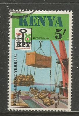 Kenya  #308  Used  (1984)  c.v. $3.50