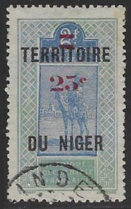 Niger #23 (1924), postally used single