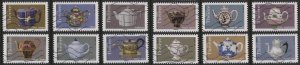 France 5507-5518 (used set of 12) teapots (2018)