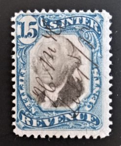 US Revenue Stamp - Scott# R110 15c     Free Shipping / Make Offer