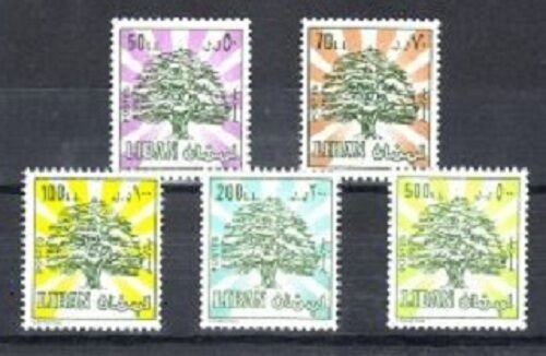 LEBANON - LIBAN MNH SC# 497-501 CEDAR