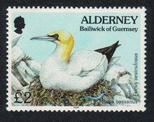 Alderney Bird Northern gannet and Seawed 1991 MNH SG#A77