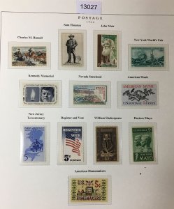 MOMEN: US STAMPS  1964 MINT OG NH COLLECTION LOT #13027