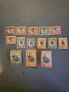 Stamps Somali Coast Scott #49-63 hinged