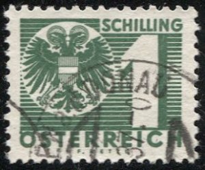 AUSTRIA 1935  Sc J171 Used 1s Postage Due  VF