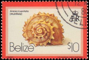 Belize #471-487, Complete Set(17), 1980, Seashells, Used, CTO