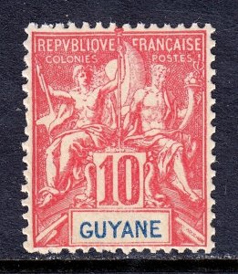 French Guiana - Scott #38 - MH - SCV $4.75