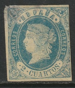 Spain Sc 55 MNG with thin