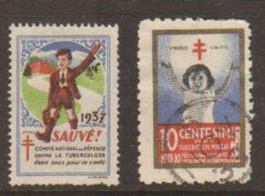 France 1937 & 1933 Christmas Seals