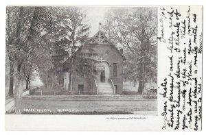 Grace Church, Nutley, New Jersey Undivided Back Illustro Postcard, Mailed 1906