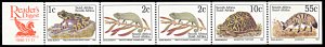 South Africa 867Hp, MNH, Reader's Digest strip of 5, Endangered Animals