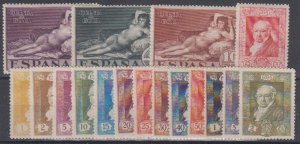 Spain - 1930 - SC 386-402 - VLH - Complete set