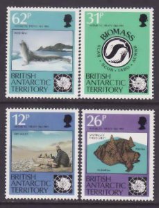 British Antarctic Territory-Sc#180-3- id7-unused NH set-Antarctic Treaty-1991-
