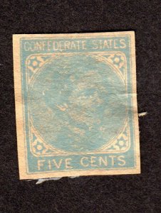 USA. Confederate States, SC #7, MH, Springfield Facsimile Lot 230740-01