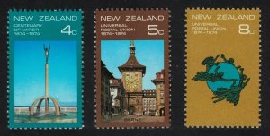 New Zealand Centenaries of Napier and UPU 3v 1974 MNH SG#1047-1049