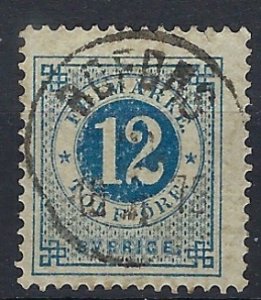 Sweden 32 Used 1877 issue (an7517)