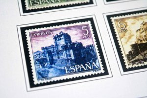 COLOR PRINTED SPAIN 1944-1975 STAMP ALBUM PAGES (100 illustrated pages)