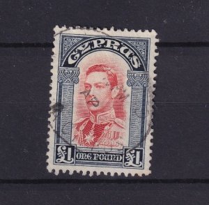 Cyprus KGVI 1938 SG163 VFU BP16261