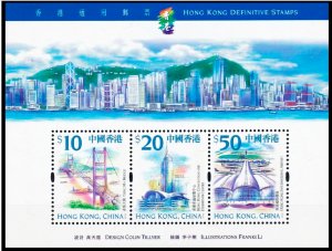 COLOR PRINTED HONG KONG [SAR] 1998-2010 STAMP ALBUM PAGES (156 illustr. pages)