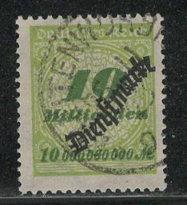 Germany Scott # O44, used