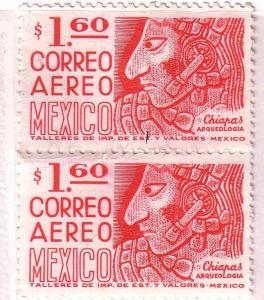 Mexico #C446 1.60-red pair (MNH) - CV$6.00