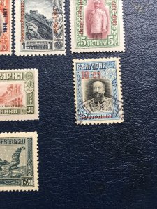 Bulgaria Stamps,1915, Sc#114-120,re-engraved,romania,