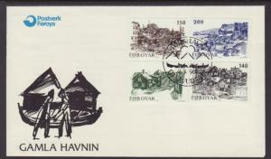 Faroe Islands 59-62 Architecture 1981 U/A FDC