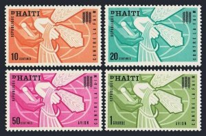 Haiti 505-506,C208-C209 blocks/4,MLH/MNH.Mi 745-748.FAO,Freedom from Hunger,1963 