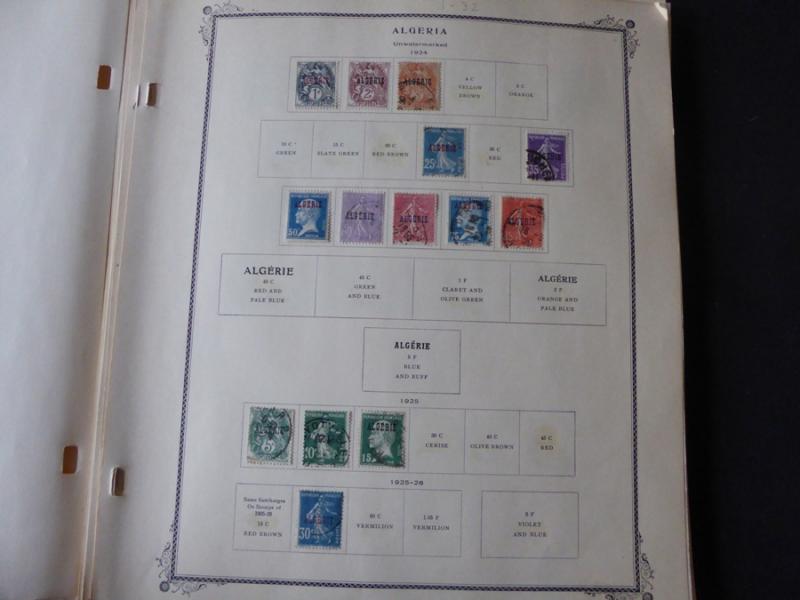 Algeria 1924-1971 Stamp Collection on Scott Specialty Album Pages