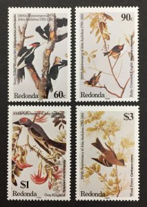 Antigua/Redonda 1985-6 Audubon 200th Anniversary #2, MNH(see note).