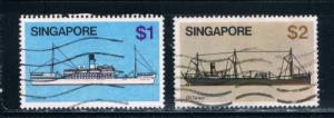 Singapore  345-46 Used Ships (S0282)