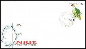 Niue 610 Bird U/A FDC