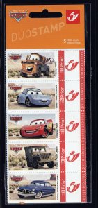 Belgium 2004  - PIXAR-DISNEY CARS- Movie-Cartoons-Booklet 5 duostamps