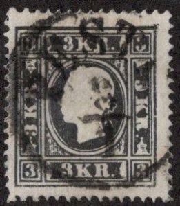 AUT SC #7 U 1858 Emp Franz Josepf Typ II w/flts PEST/1-8 CV $175.00